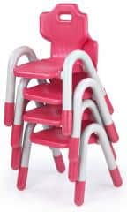Dětská židle Bambi - červená