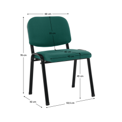 Konferenční židle ISO 2 NEW - zelená č.7