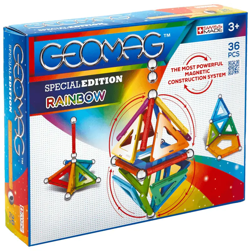 Geomag Magnetická stavebnice Geomag Rainbow 36ks MSGE1559