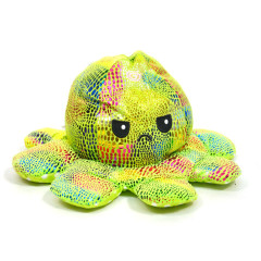 Plyšová oboustranná hračka Chobotnice duhová PHPL1679
