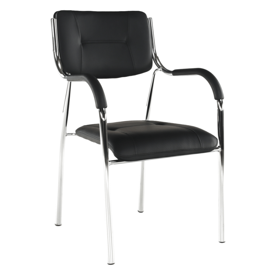 Levně Tempo Kondela Konferenční židle ILHAM - černá + kupón KONDELA10 na okamžitou slevu 3% (kupón uplatníte v košíku)
