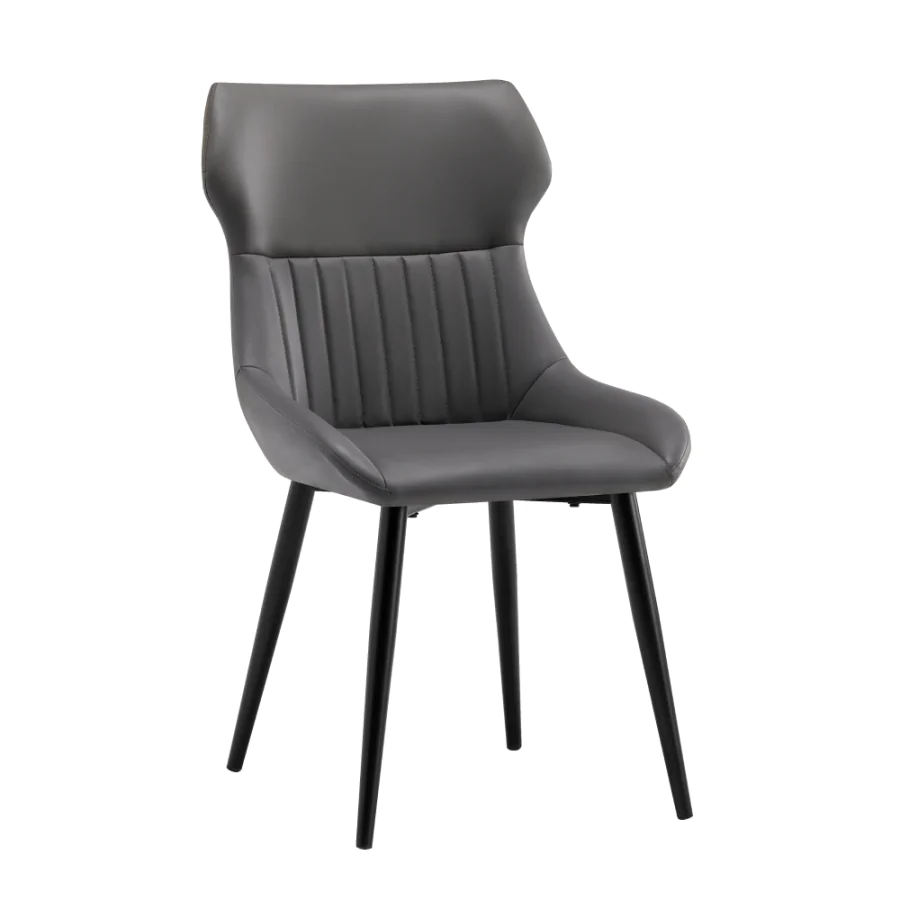 Tempo Kondela Jídelní židle SAGARA - tmavě šedá/černá + kupón KONDELA10 na okamžitou slevu 3% (kupón uplatníte v košíku)