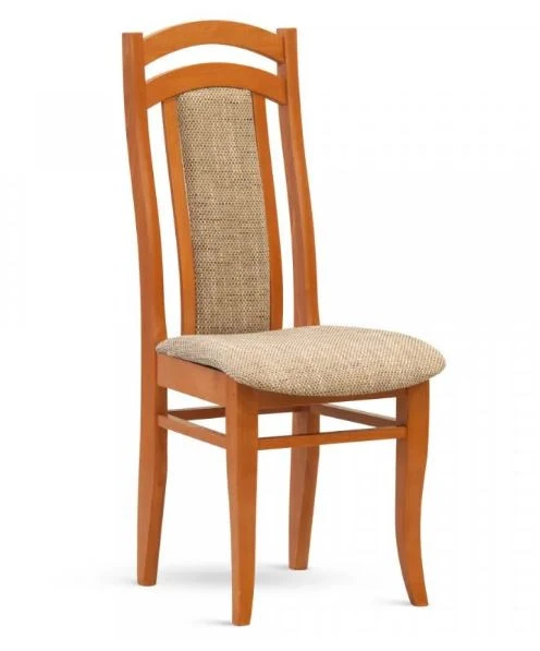 Jídelní židle Aida - třešeň/látka EKF cappuccino