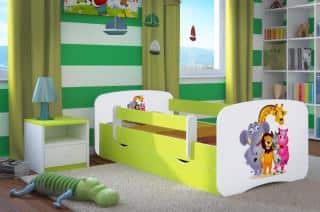 Dětská postel se zábranou Ourbaby - ZOO II