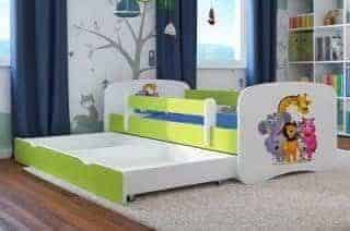 Dětská postel se zábranou Ourbaby - ZOO II