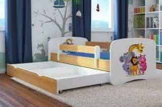 Dětská postel se zábranou Ourbaby - ZOO III