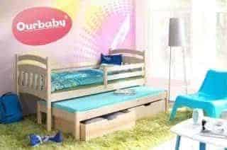 Ourbaby dětská postel s přistýlkou Marco I