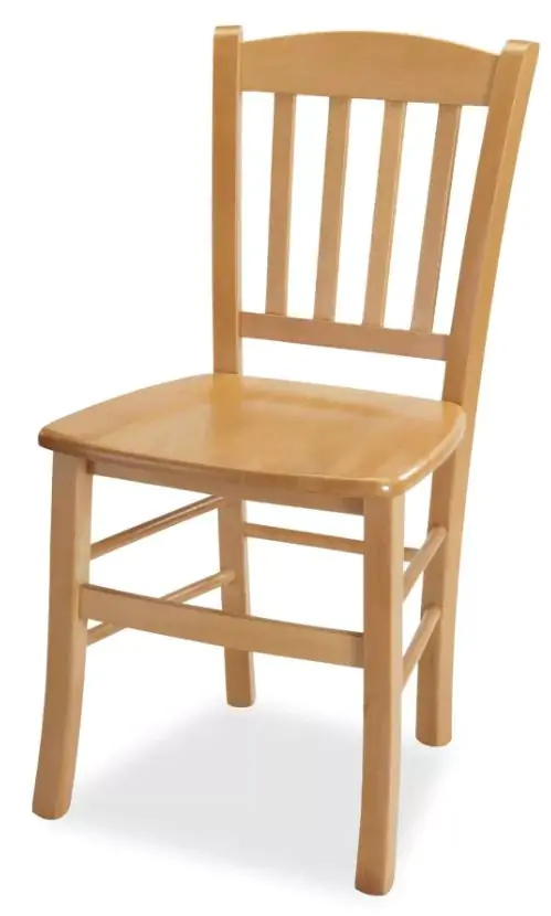 Levně MIKO Dřevěná židle Pamela - masiv Tmavě hnědá