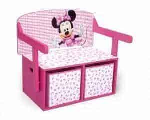 Dětská lavice s úložným prostorem Myška Minnie