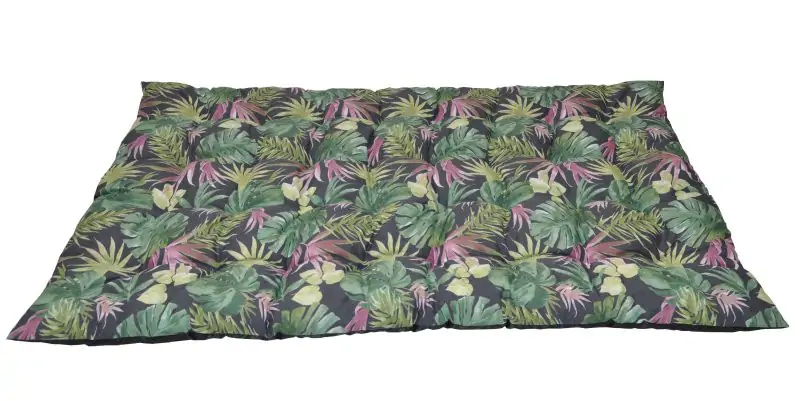 Axin Trading Matrace zahradní MAXI 180x115 cm - motiv monstera