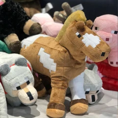 Plyšová hračka Minecraft hnědý kůň PHBH1683