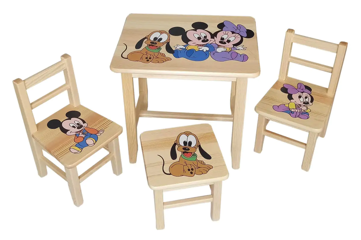 bHome Dětský set Wood Mickey a Minnie DSBH1761
