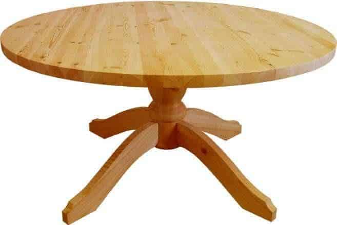 Unis Stůl dřevěný 00444 kulatý