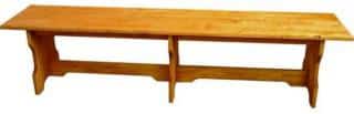 Dřevěná lavice bez opěradla 00533