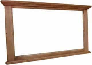 Zrcadlo s dřevěným rámem 00932