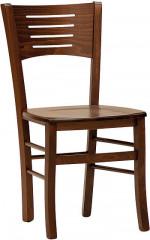 Dřevěná židle Verona masiv - tmavě hnědá