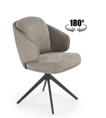 Otočná jídelní židle K554 - šedá