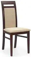 Jídelní židle Albert - Ořech tmavý/TORENT BEIGE