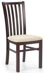 Jídelní židle Gerard 7 - ořech tmavý//TORENT BEIGE