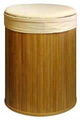Bambusový prádelník X009ABH - malý - NAT2 - přírodní
