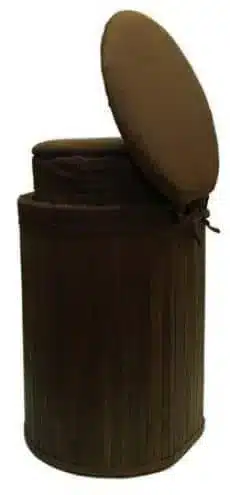 Bambusový prádelník X009ABH - malý - BR2 - hnědý