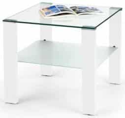 Konferenční stolek Simple H kwadrat - Bílý lak