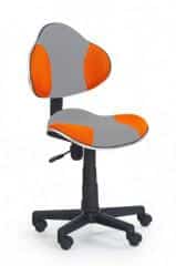 Židle QZY-G2-šedo oranžová