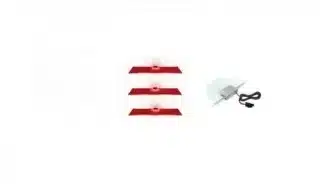 Osvětlení 3 LED - červená