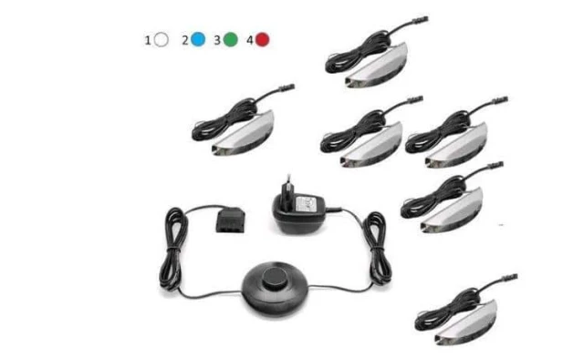 Osvětlení 6 LED - bílá