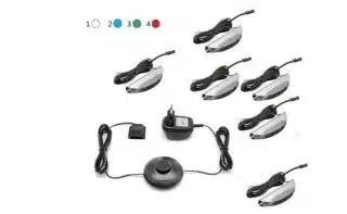 Osvětlení 6 LED - zelená