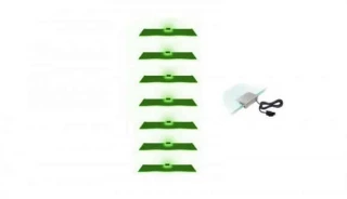 Osvětlení 7 LED - zelená