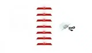 Osvětlení 7 LED - červená