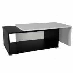 Konferenční stolek DRON - bílá/černá