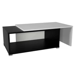 Konferenční stolek DRON - bílá/černá
