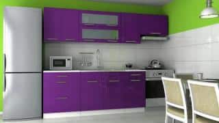 Kuchyňská linka Emilia - fialový lesk