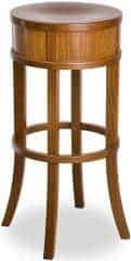 Barová dřevěná židle 371 076 Ernie
