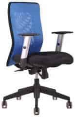 Kancelářská židle Calypso - dvoubarevná - Modrá 14A11