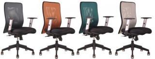 Kancelářská židle Calypso - dvoubarevná - Antracit 1211,Hnědá 1611,Zelená 1511,Šedá 12A11