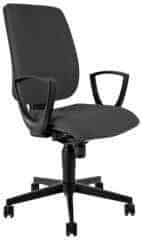 Kancelářská židle 1380 SYN FLUTE s područkami - šedá