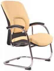 Jednací židle Vapor MEETING kůže - béžová