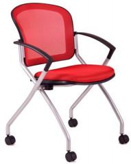 Jednací židle - METIS - Červená DK13