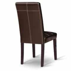 Jídelní židle RORY - tmavě hnědá