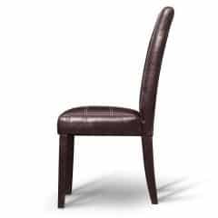 Jídelní židle RORY - tmavě hnědá