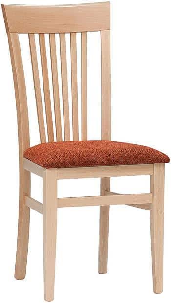 ATAN Jídelní židle K1 buk/terracotta - II.jakost