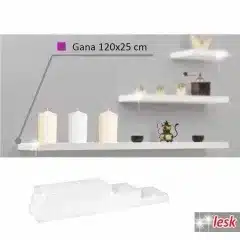 Police GANA 120 cm - bílá