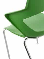 Konferenční židle 2160 PC Aoki - nečalouněná - Zelená PANTONE 361C