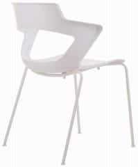 Konferenční židle 2160 PC Aoki - nečalouněná - Bílá