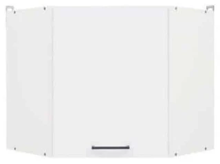 Kuchyňská skříňka rohová Junona Line GNWU/57-LP - Bílá/bílý lesk
