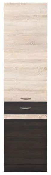 BRW Kuchyňská skříňka Junona Line D2D/50/195-P dvířka Wenge+dub sonoma/korpus wenge (obr. 1)