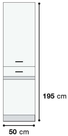 Kuchyňská skříňka Junona Line D2D/50/195-P